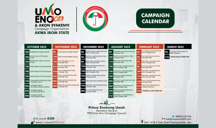 Official Campaign Calendar now Available