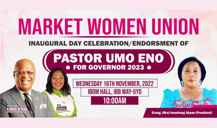 Market Women Union Endorse Pastor Umo Eno